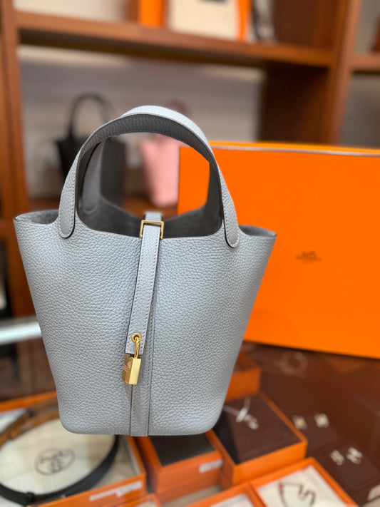 Hermes Picotin 18 木偶灰金扣Gold hardware