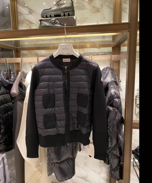 Moncler 小香風四口袋薄羽絨外套