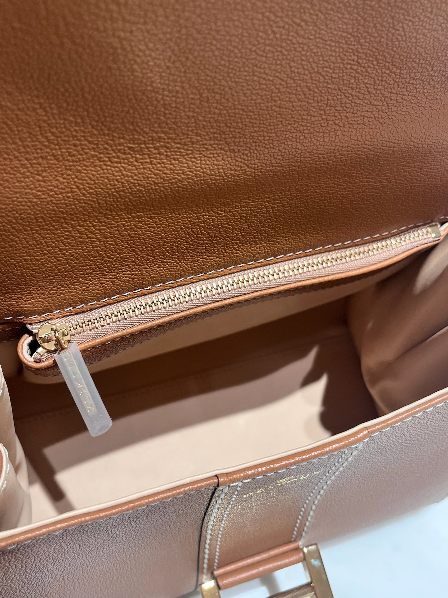 Delvaux Brillant PM Surpique Rodeo Calf