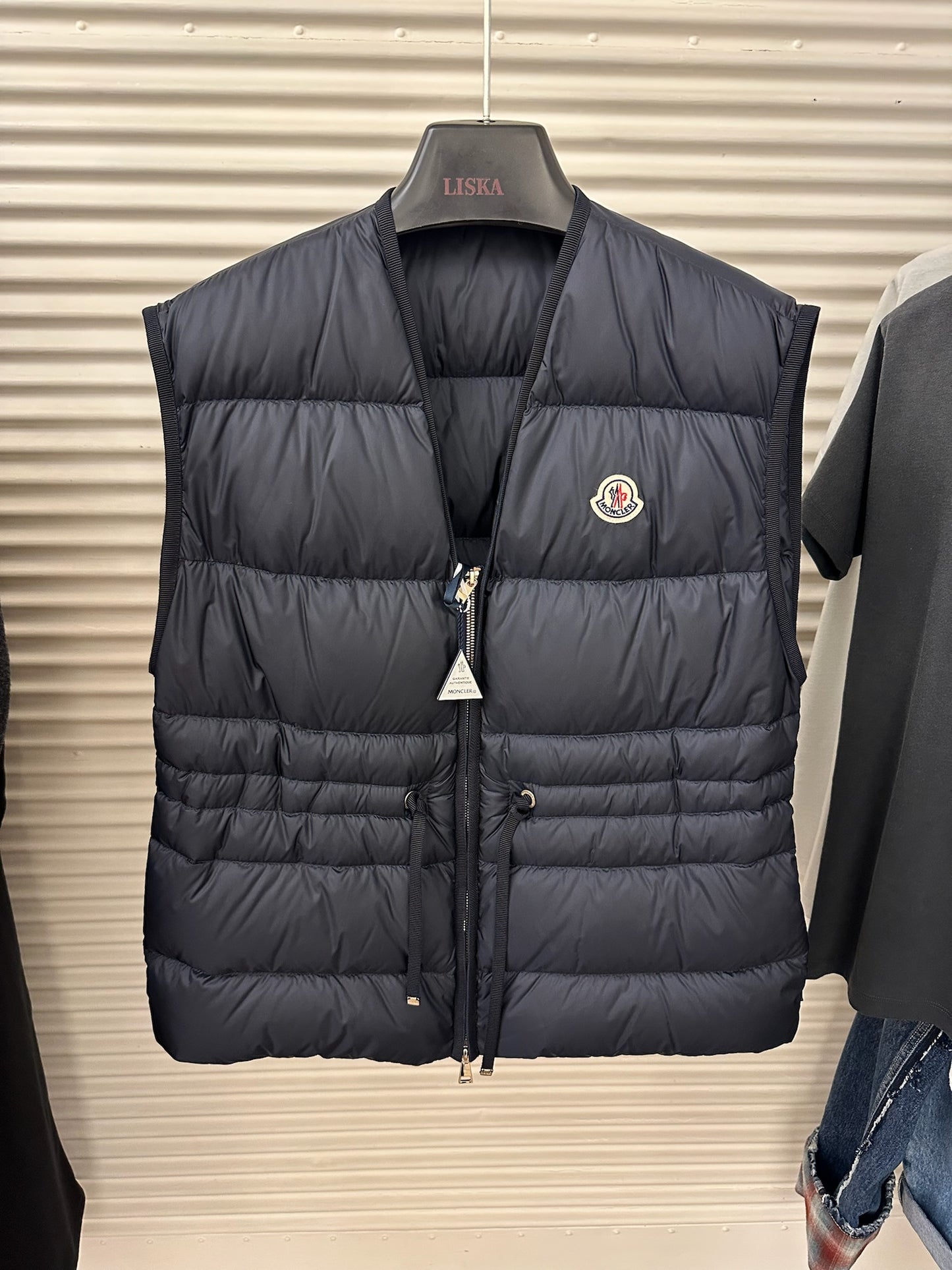 Moncler 羽絨背心 Navy