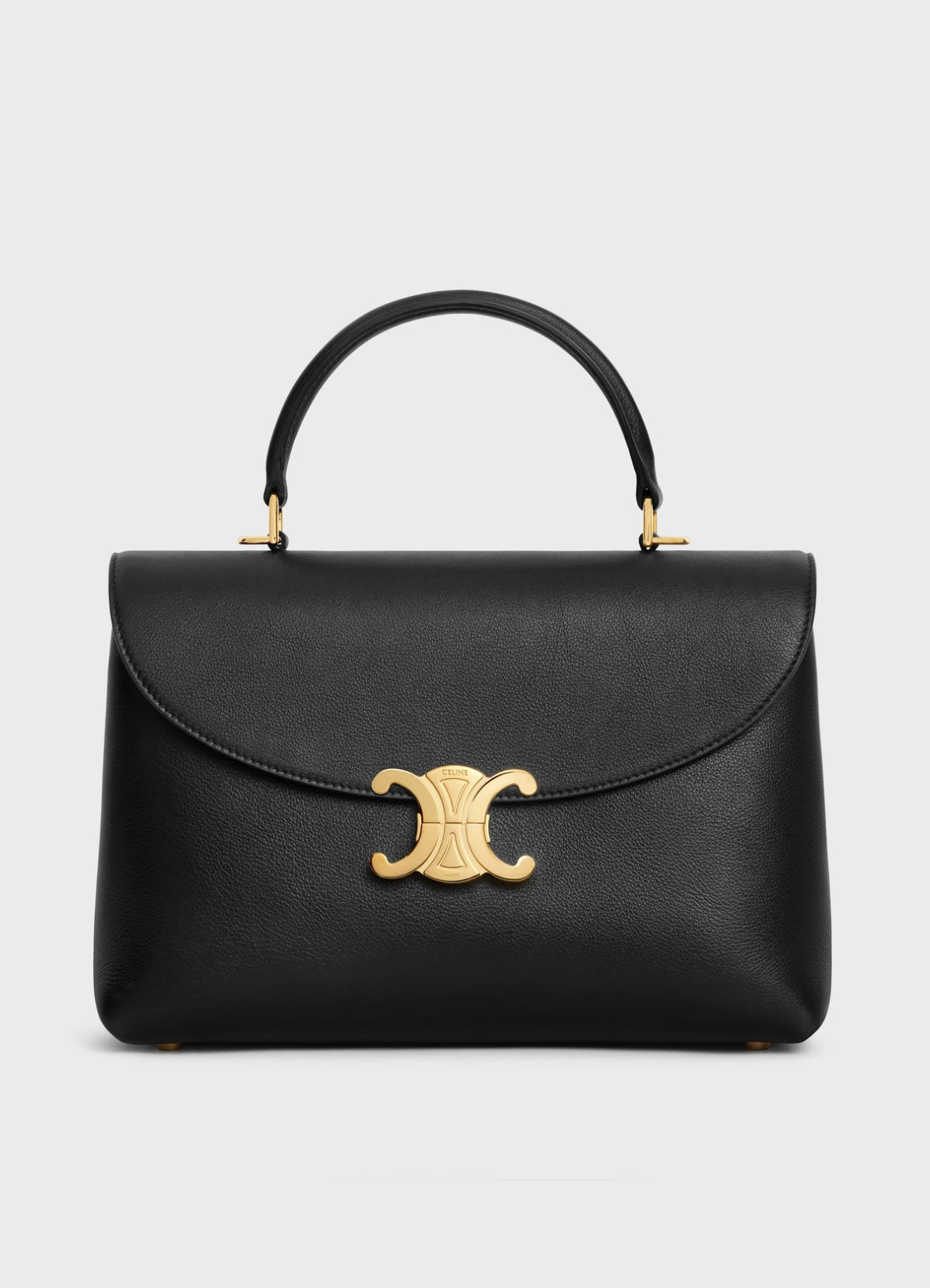 MEDIUM NINO BAG IN SUPPLE CALFSKIN BLACK
