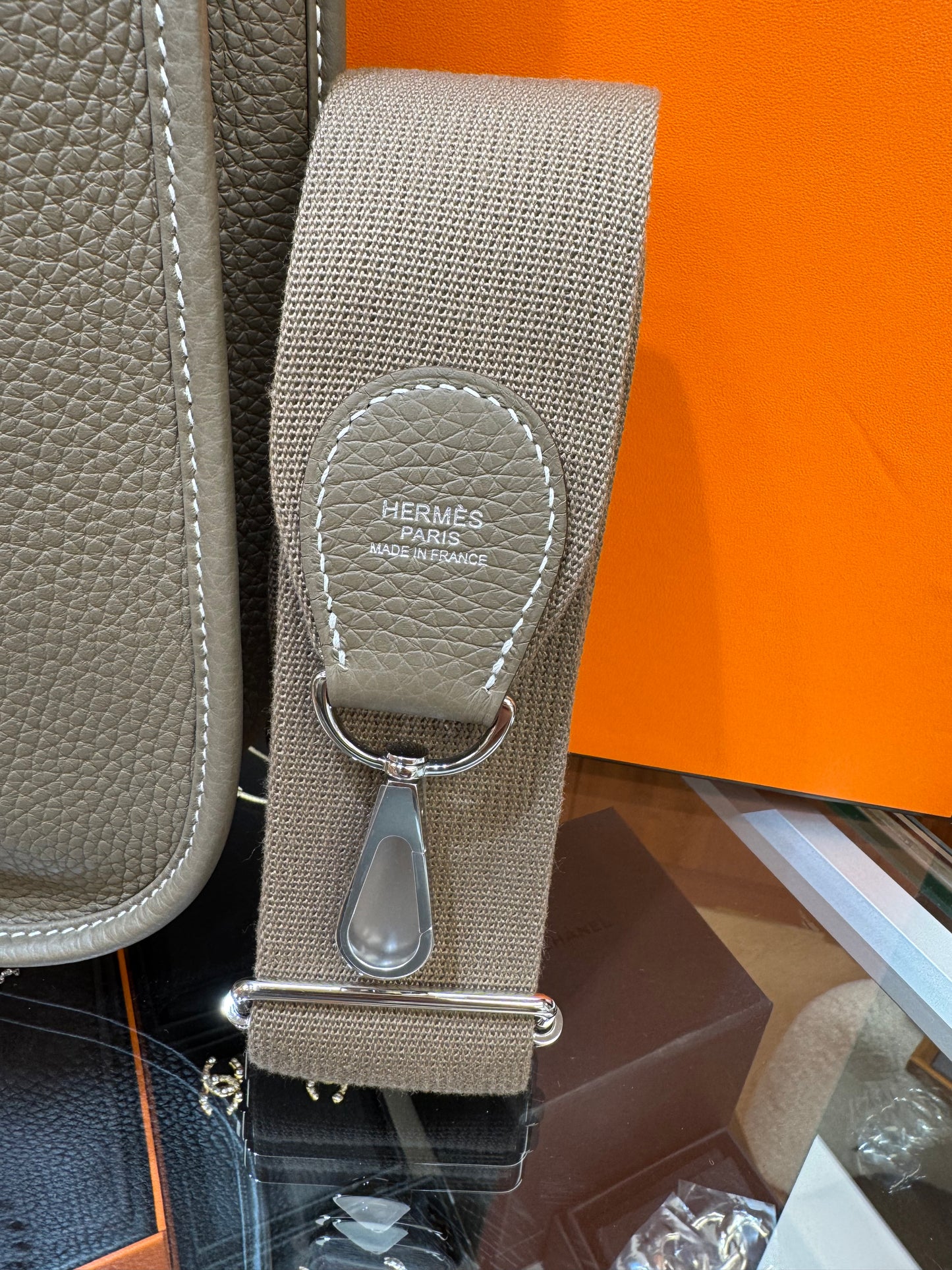 Hermes Evelyne 29 大象灰Etoupe 銀扣 Silver Hardware
