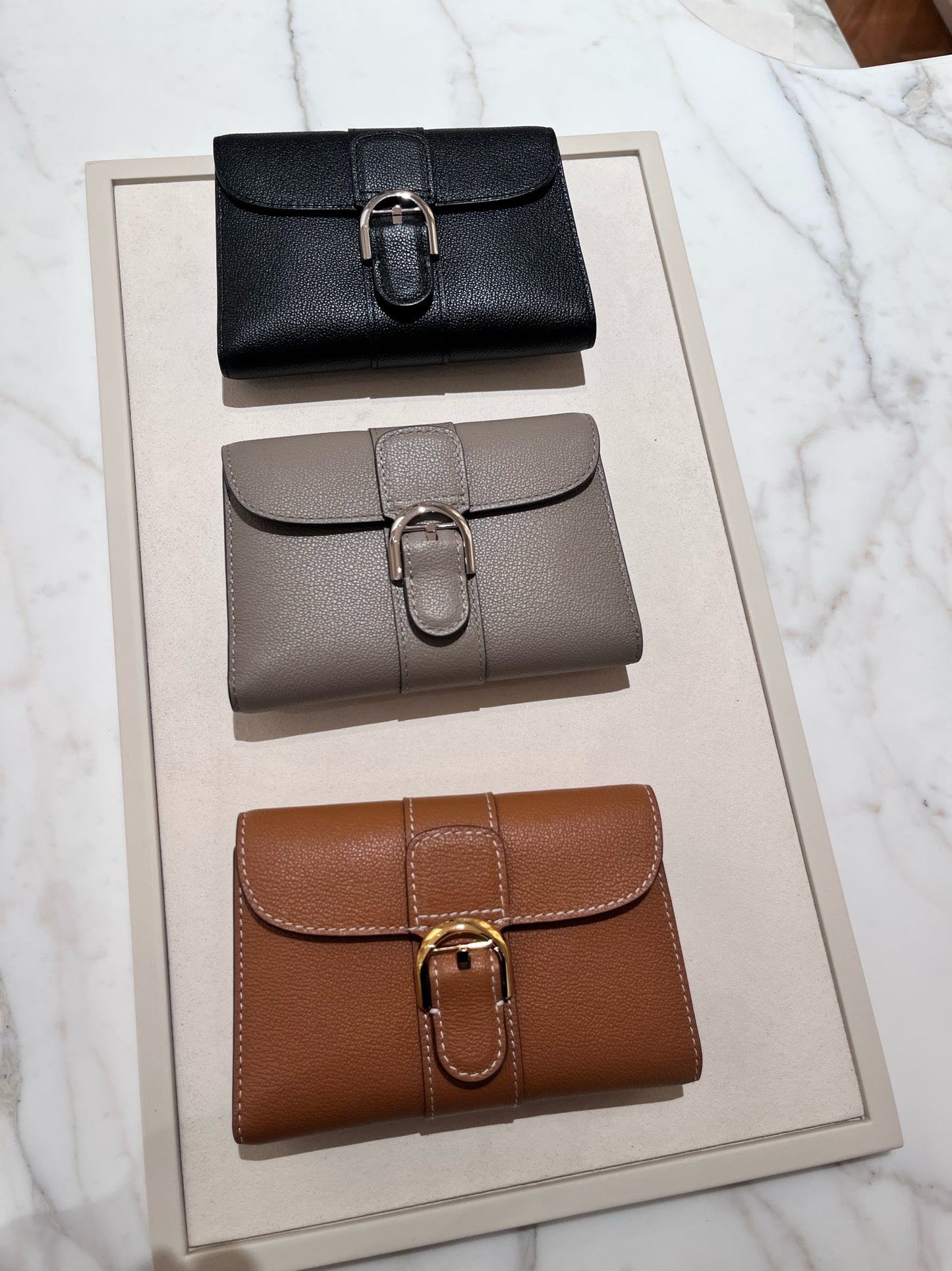 Brillant Compact Wallet Rodéo Calf