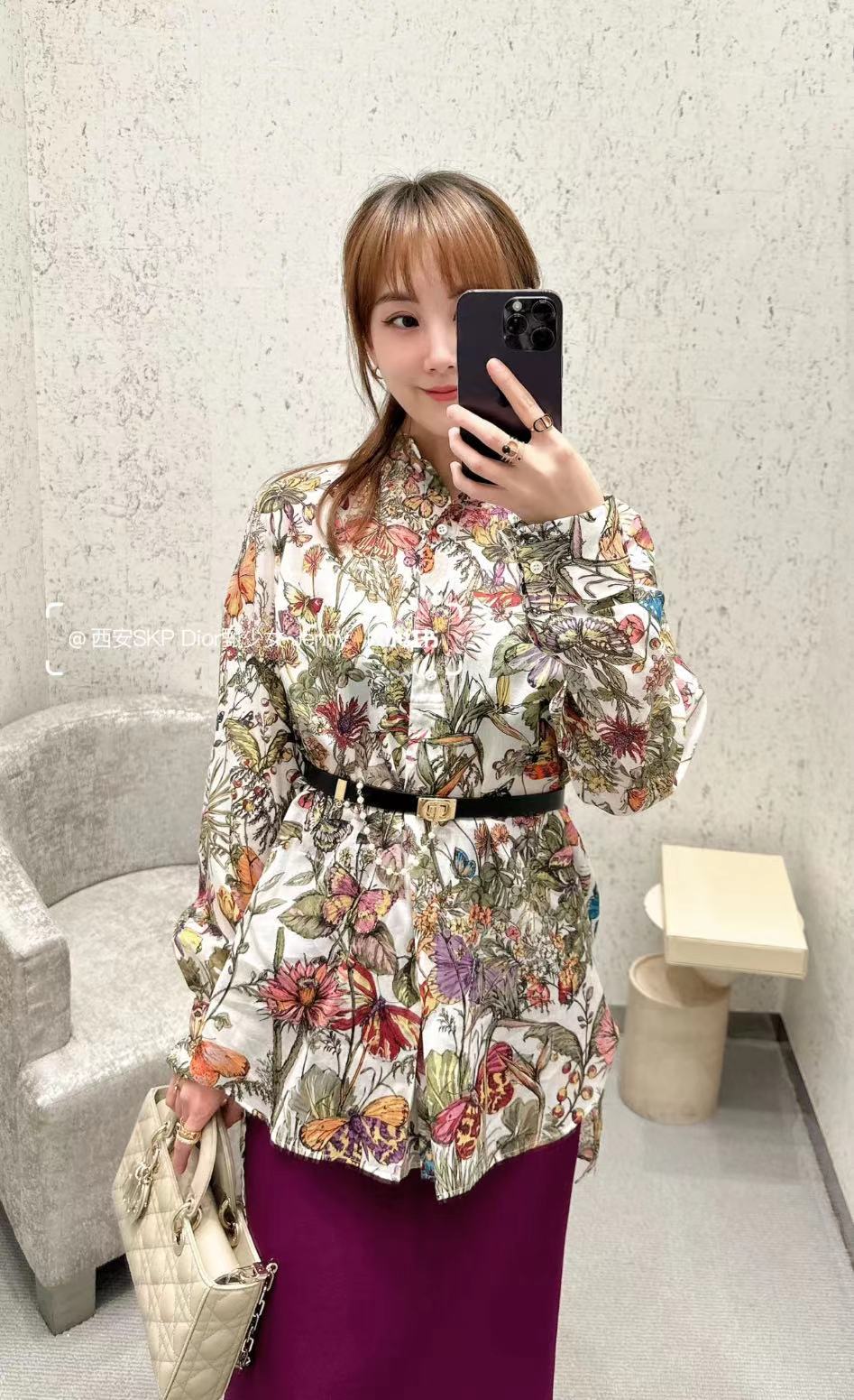 Dior 真絲襯衫