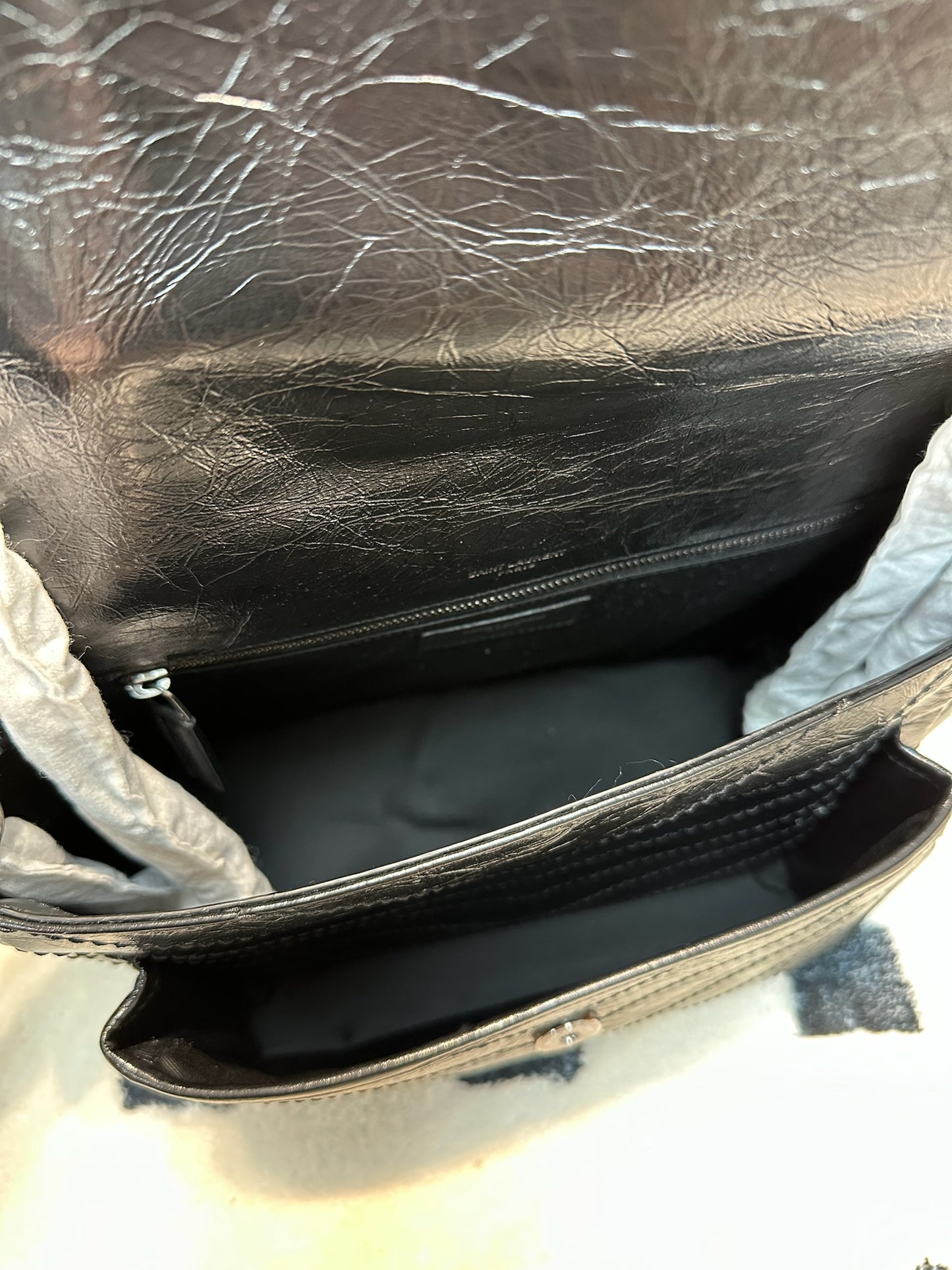YSL NIKI MEDIUM IN VINTAGE LEATHER