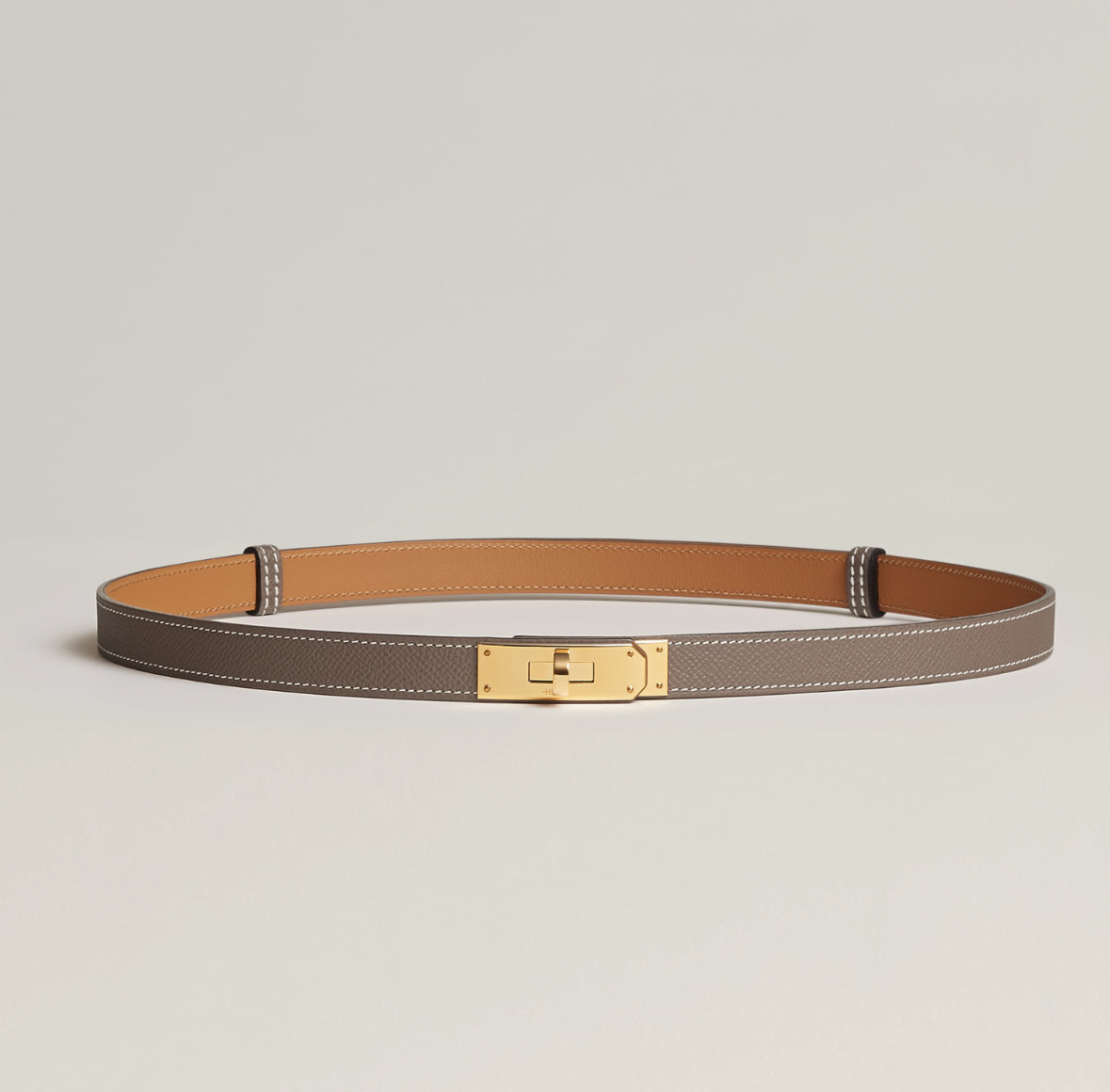 Hermes Kelly 18 belt Étoupe