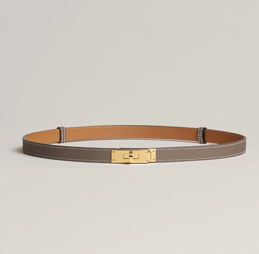Hermes Kelly 18 belt Étoupe